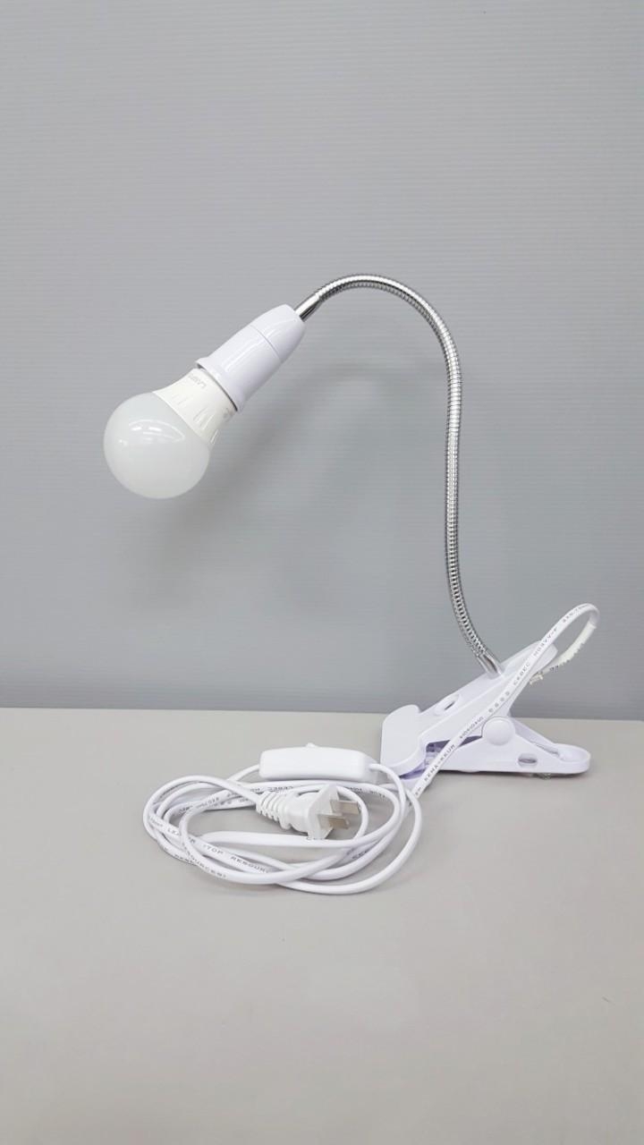 ขาหนีบขั้วเกลียว+สาย+ปลั๊ก E27