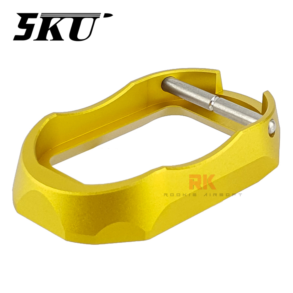 5KU CNC Aluminum Spy Magwell for Marui Hi-Capa (Gold)