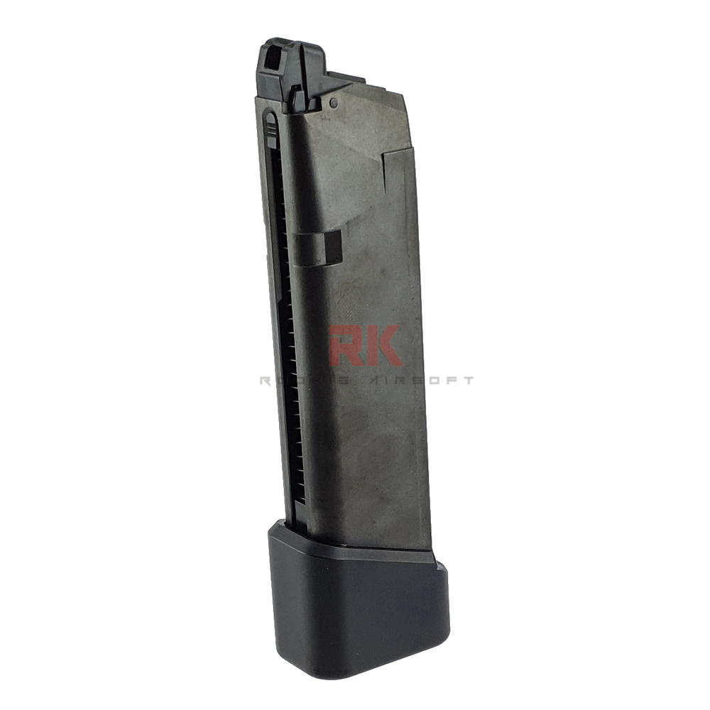 Bomber CNC Aluminum TTI Style Long Magazine Extension for Marui G-Series - Black