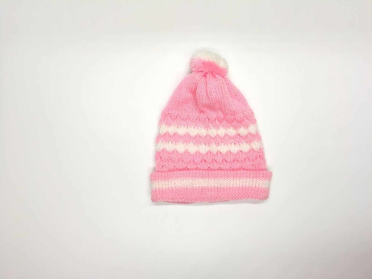 ขายส่ง หมวกไหมพรมเด็กแรกเกิด รุ่นหมวกน้อยหน่าพื้นสี (ราคาต่อโหล) nongnini1988