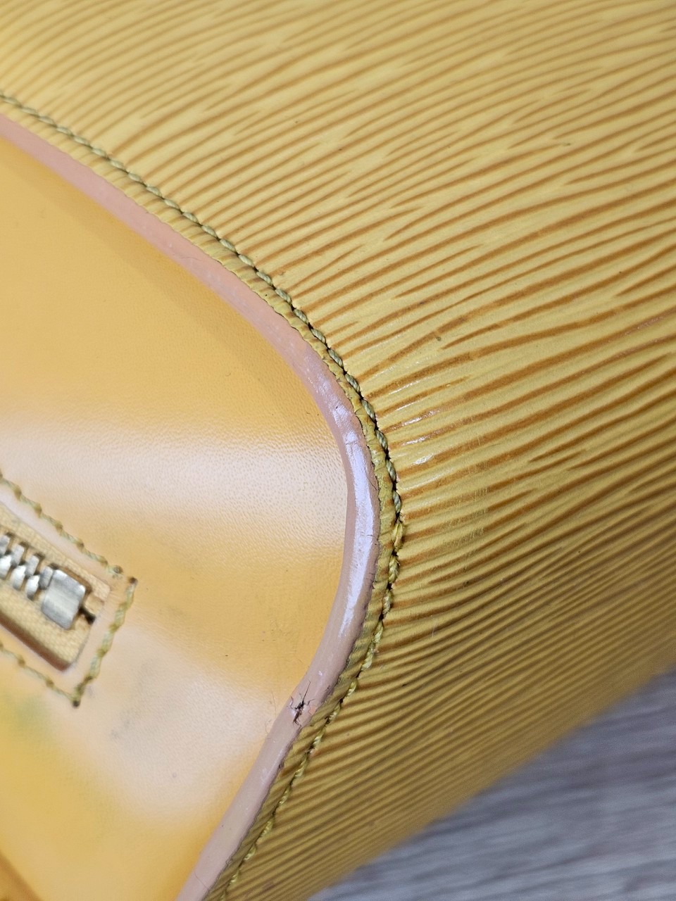 LV Yellow Epi Mabillon Backpack