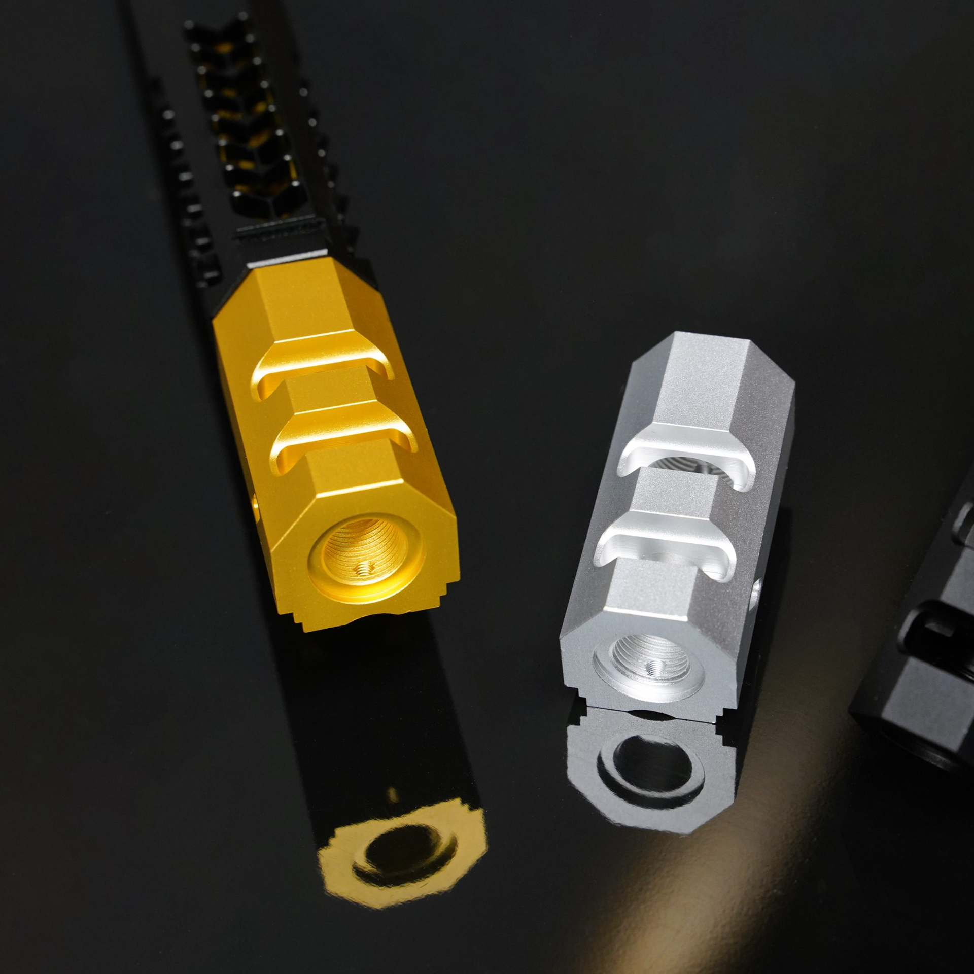 Revanchist 14mm CCW Dr.Black Style Compensator for Hi-CAPA