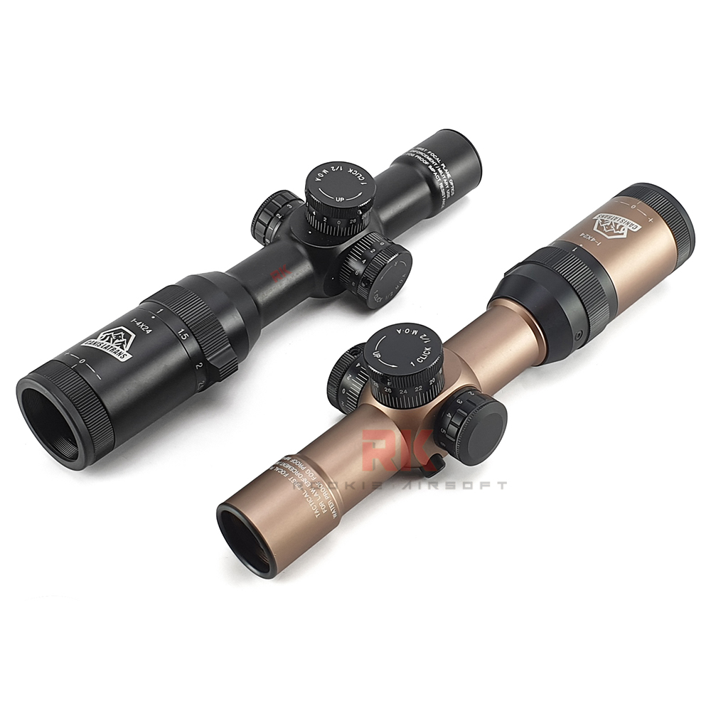 Canis Latrans 1-4x24mm IRF Scope (Black)