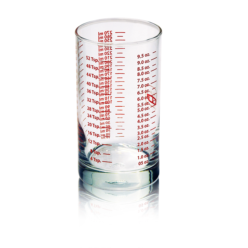 แก้วตวงทรงกระบอก 9.5 ออนซ์ Cylinder Measuring cup 9.5 oz. (Delisio) 1610-329