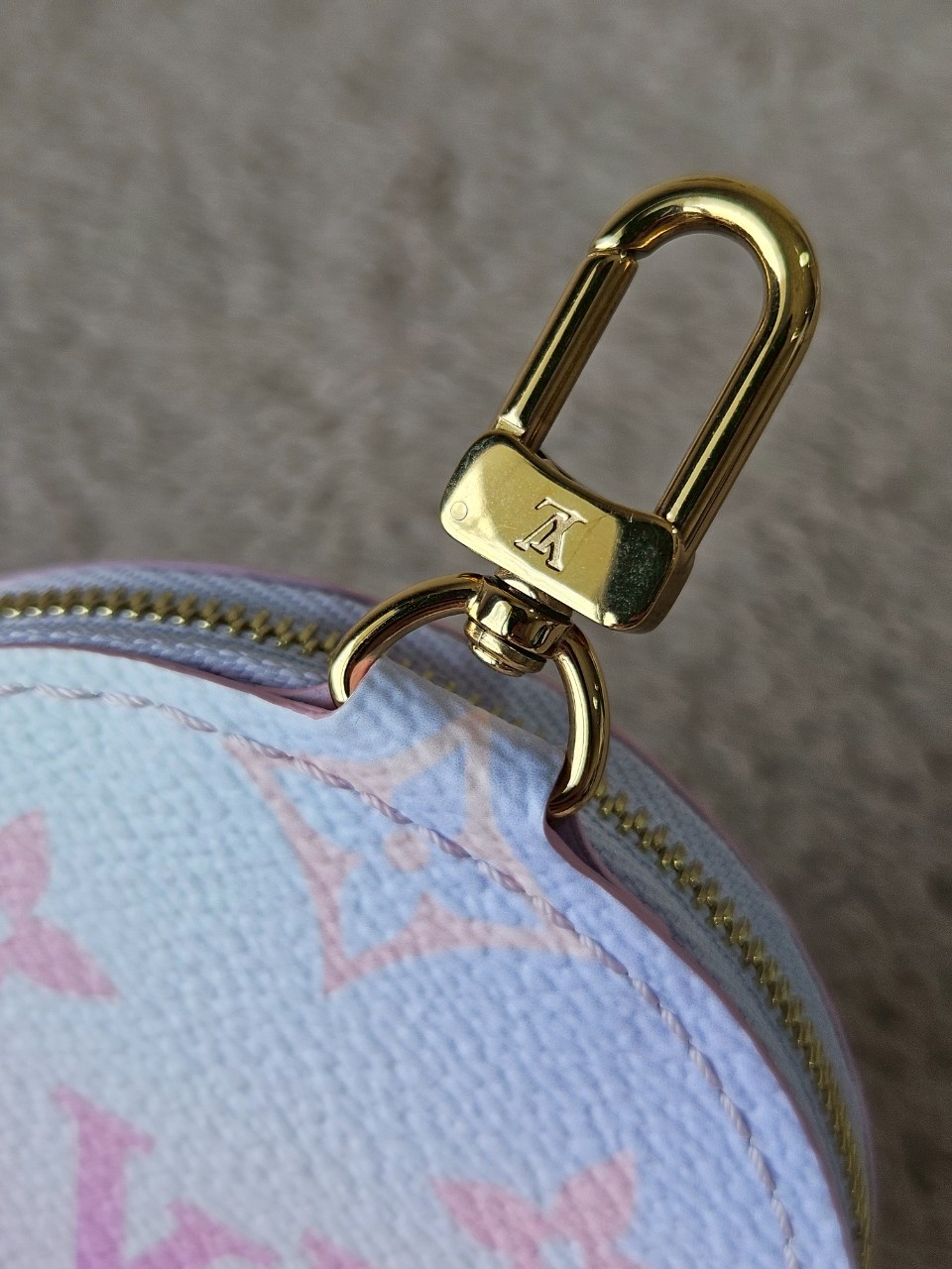 LV Papillon Pastel Sunrise Monogram Microchip