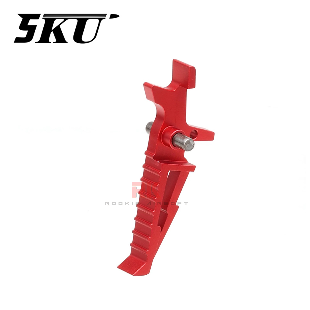 5KU CNC Aluminum Trigger for AR / M4 AEG (5KU-286) - Red