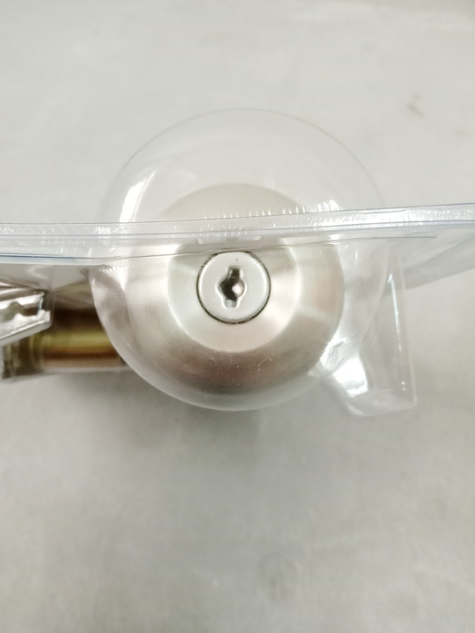 ลูกบิดประตูห้องทั่วไป หัวกลมด้าน RMI #3100 SR อัดแผง