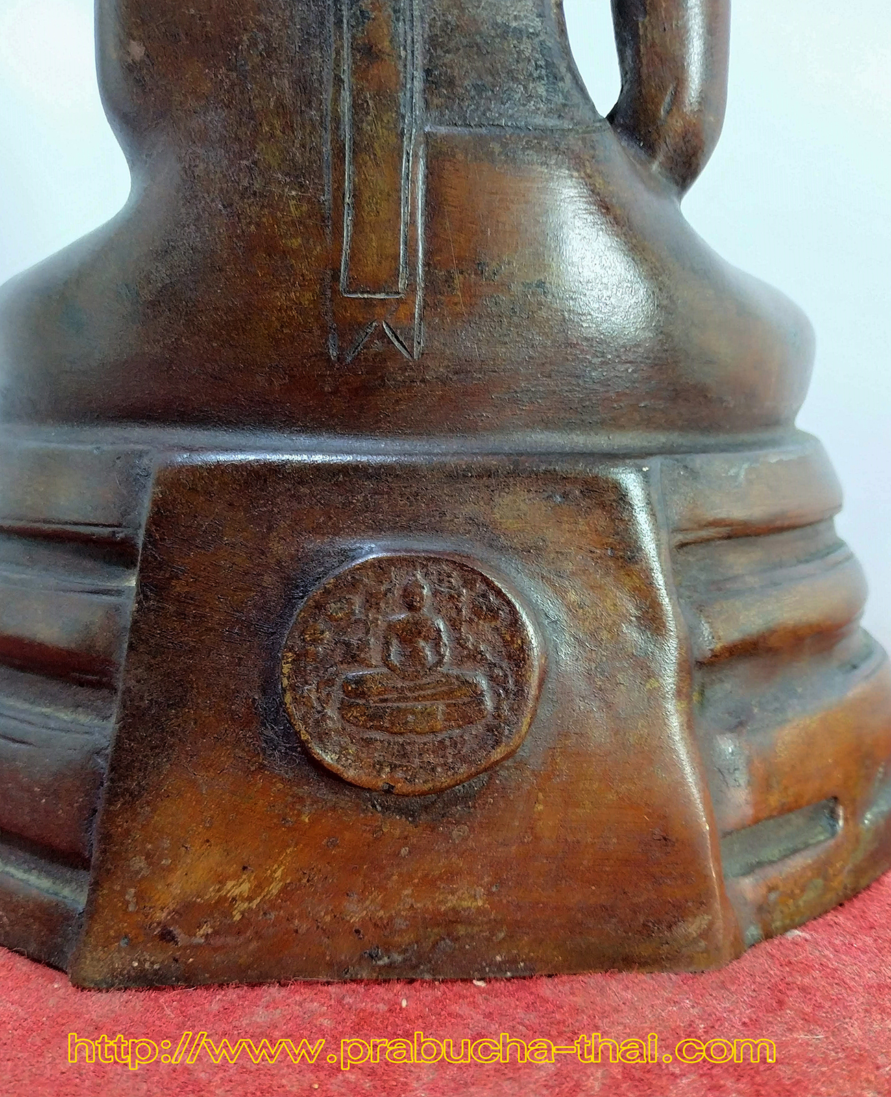 พระบูชา หลวงพ่อโสธร ภปร หน้าตัก ๕ นิ้ว เนื้อสำริด