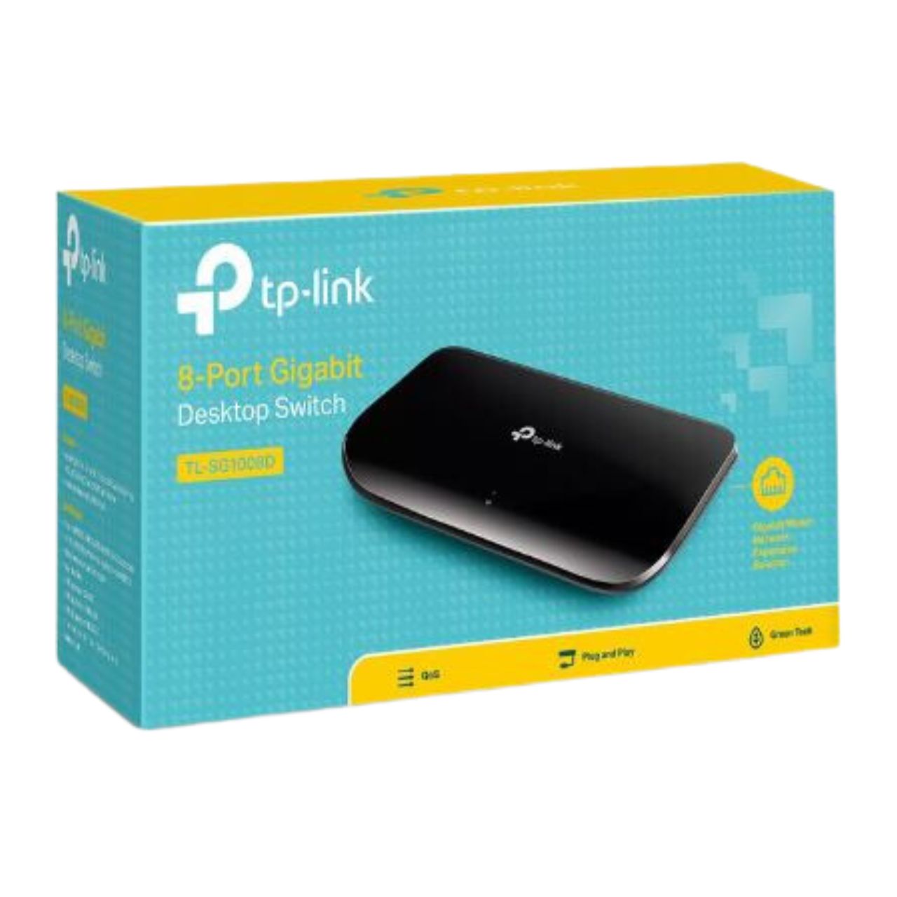 SWITCH HUB (สวิตซ์ฮับ) TP-LINK 8 PORT 10/100/1000 (TL-SG1008D)