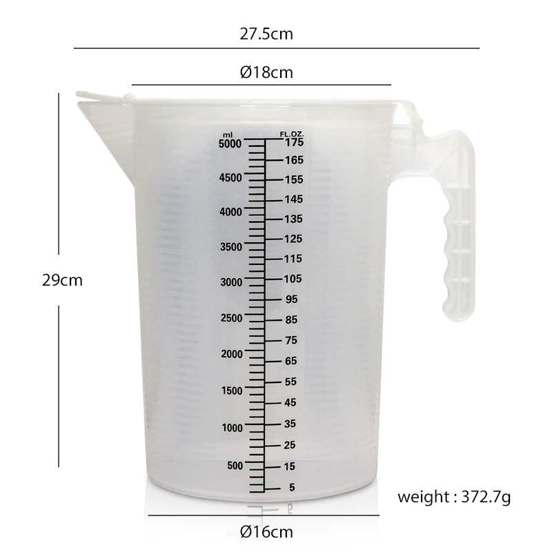 เหยือกตวงพสาติกมีฝาปิด 5000ML