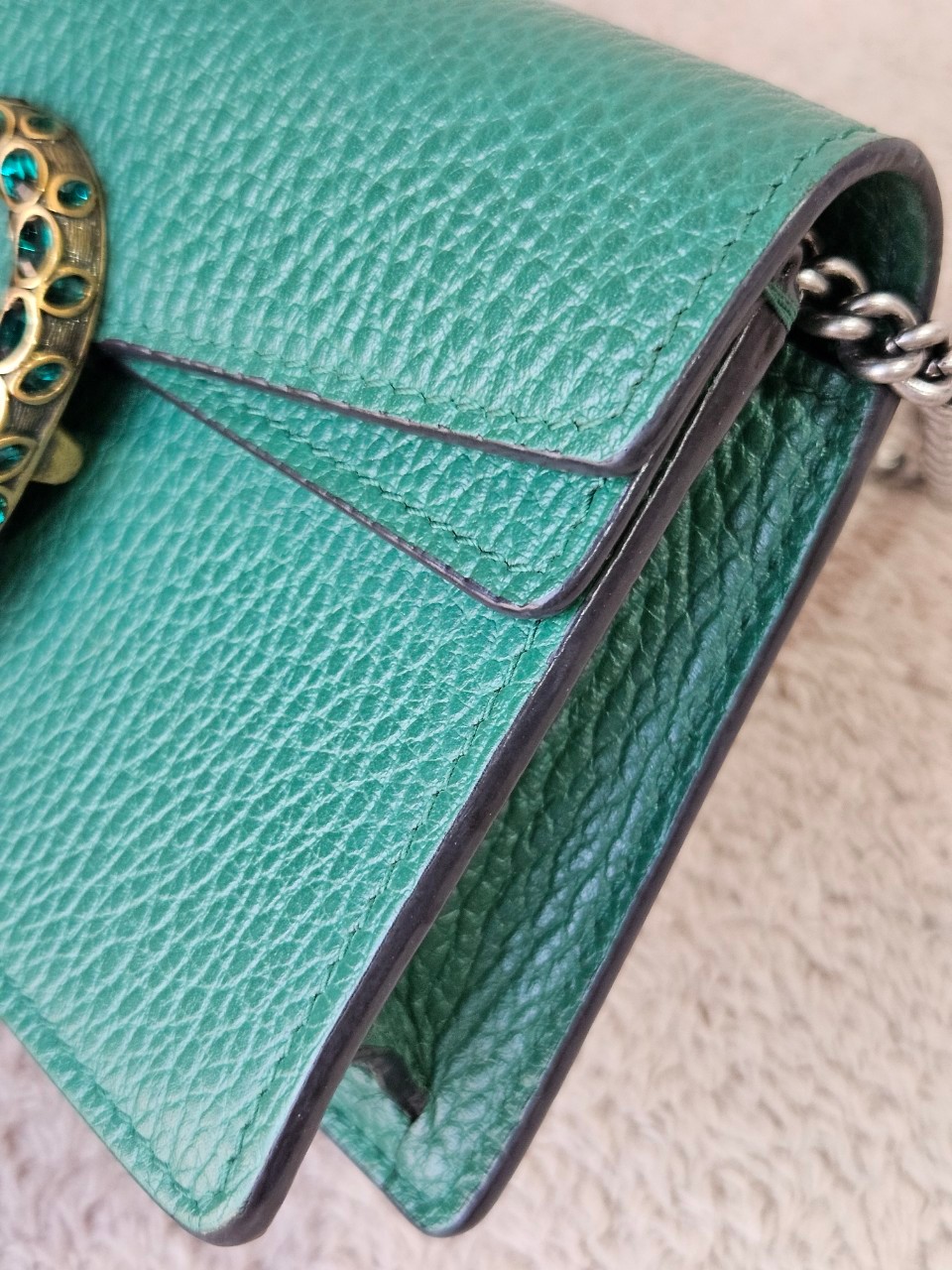 Gucci Dionysus Super Mini Crystal Leather