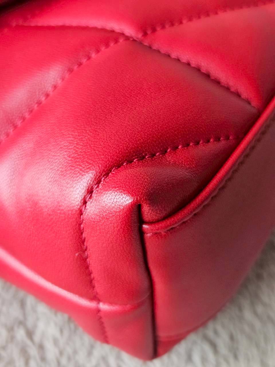 YSL Toy Puffer Mini Bag สีแดง