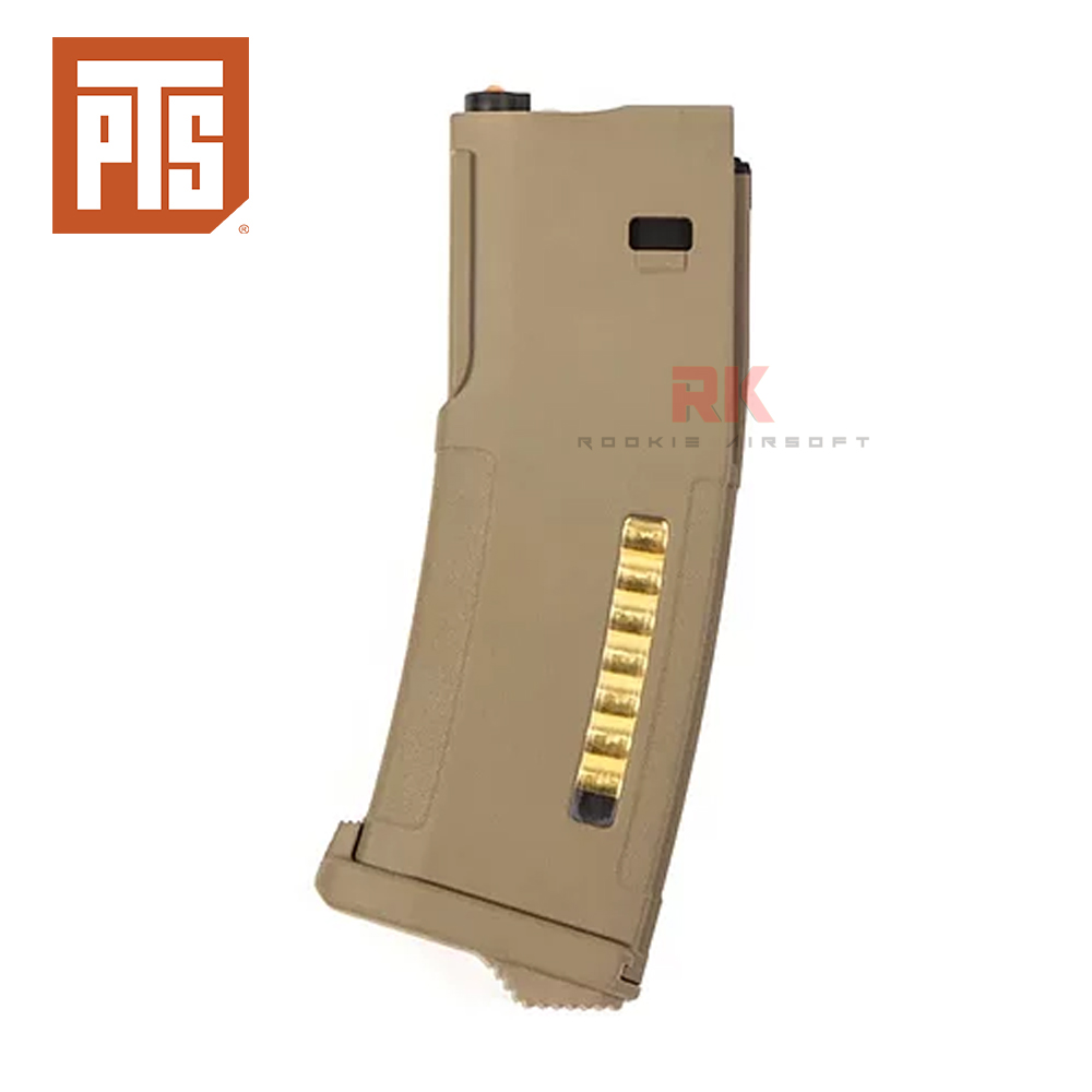 PTS EPM 30/120rds Mid-Cap for Tokyo Marui Recoil Shock M4/SCAR-L (FDE)
