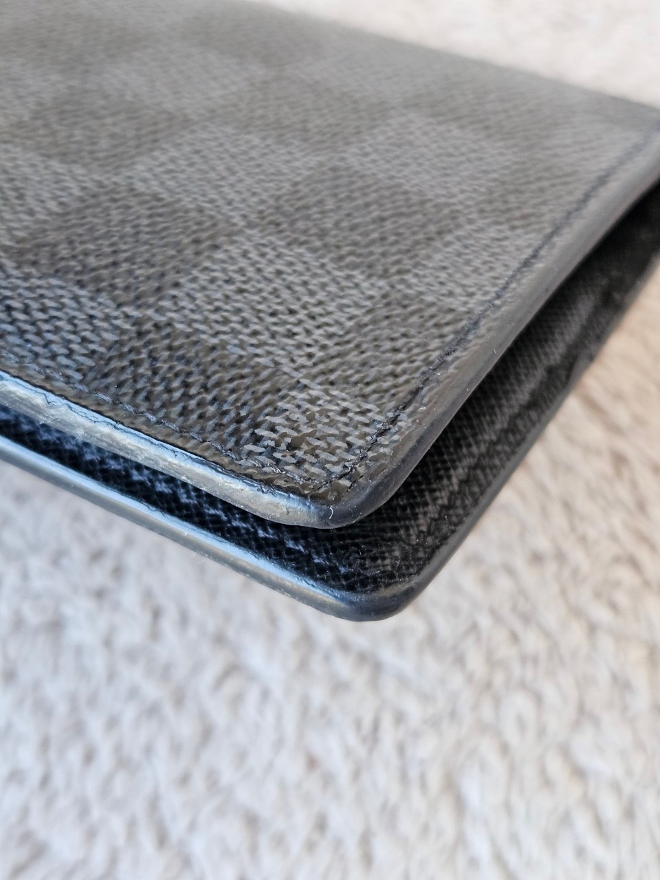 LV N62665 Brazza Damier Graphite Wallet