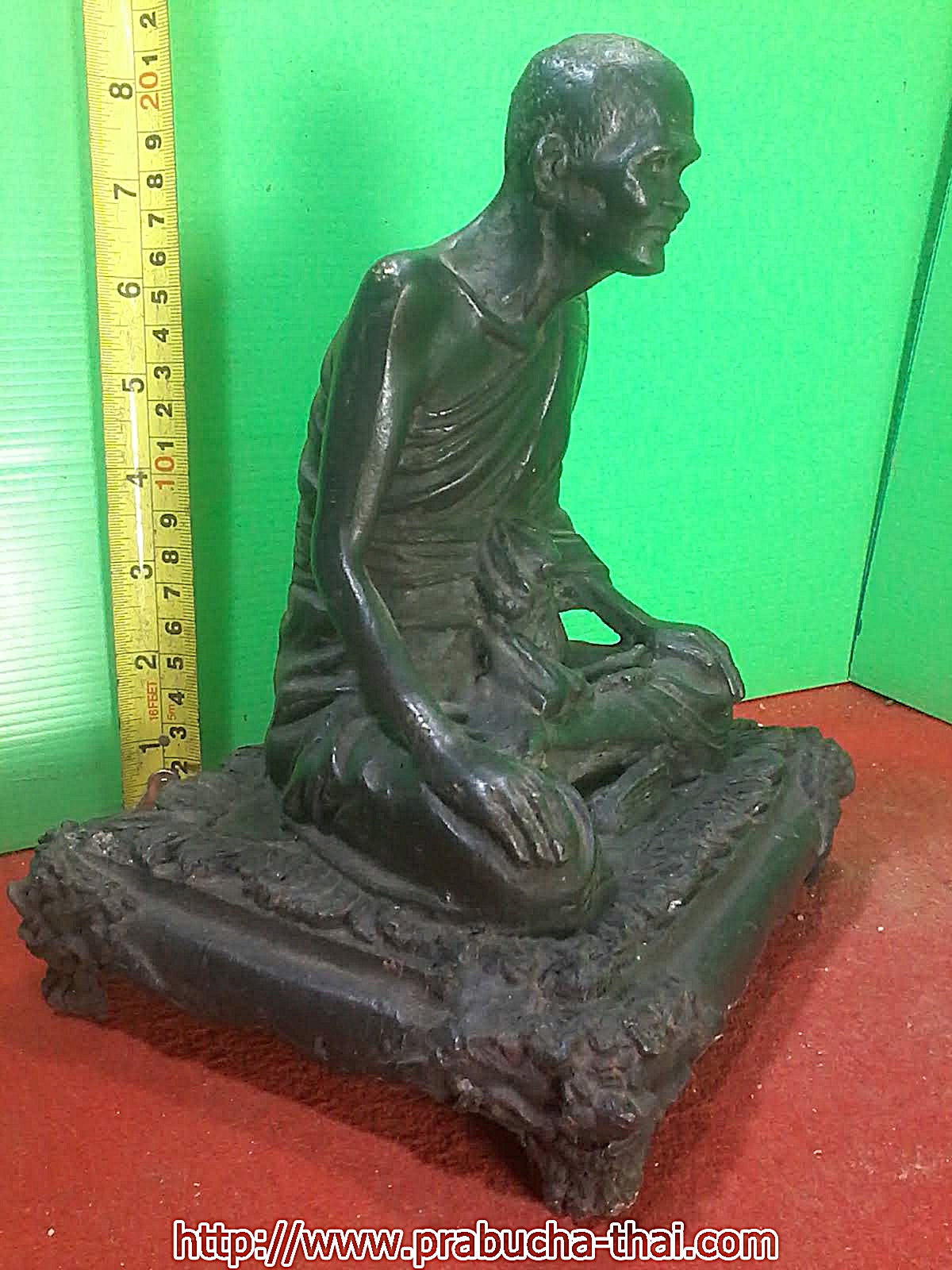 หลวงปู่บุญ วัดกลางบางแก้ว จ.นครปฐม หน้าตัก 5 นิ้ว เนื้อสำริด