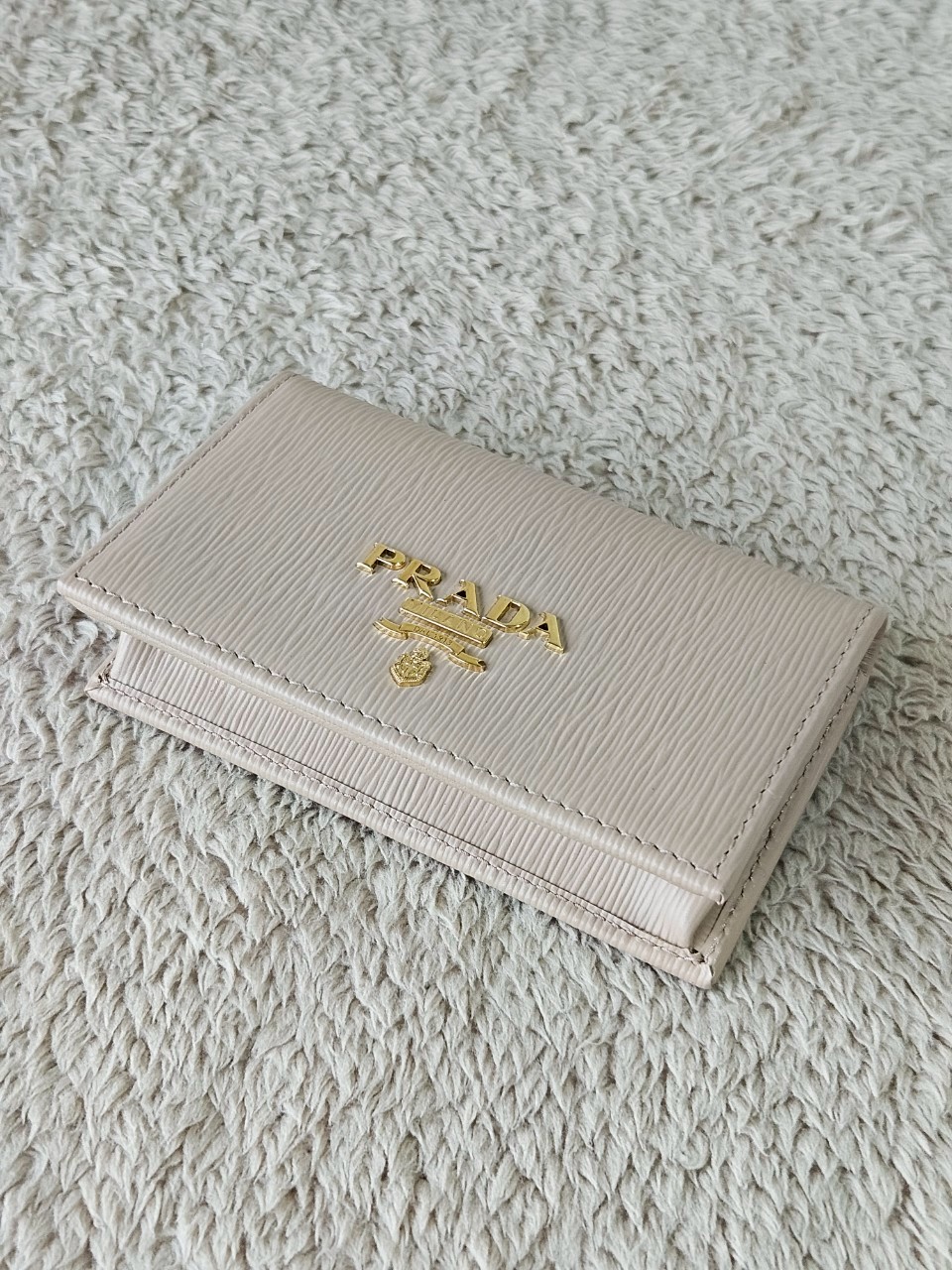 Prada 1MC122 Card Holder สีนู๊ด