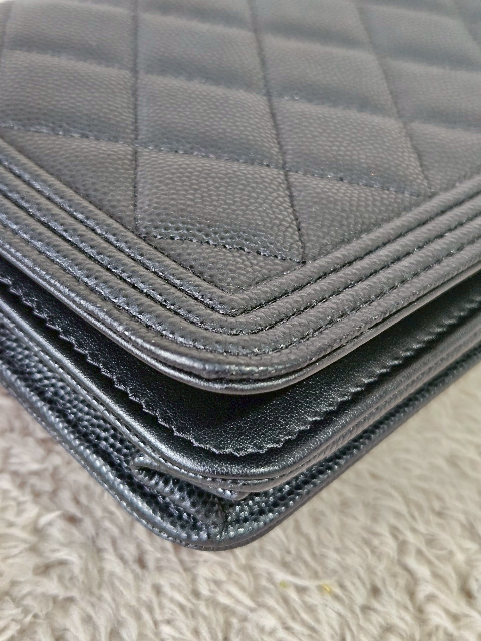 Chanel WOC Boy Cavair