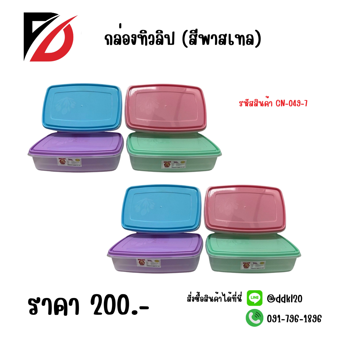กล่องทิวลิป (สีพาสเทล) CN-049-7