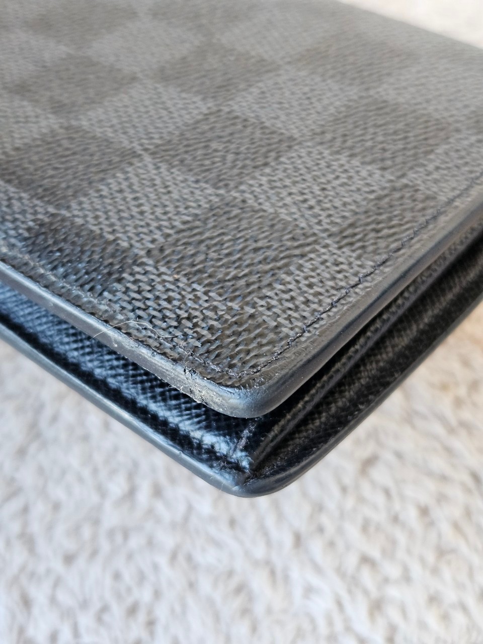 LV N62665 Brazza Damier Graphite Wallet