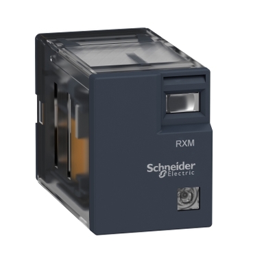 RXM4LB2P7 SCHNEIDER Miniature plug in relay, Harmony, 3A, 4CO, with LED, 230V AC