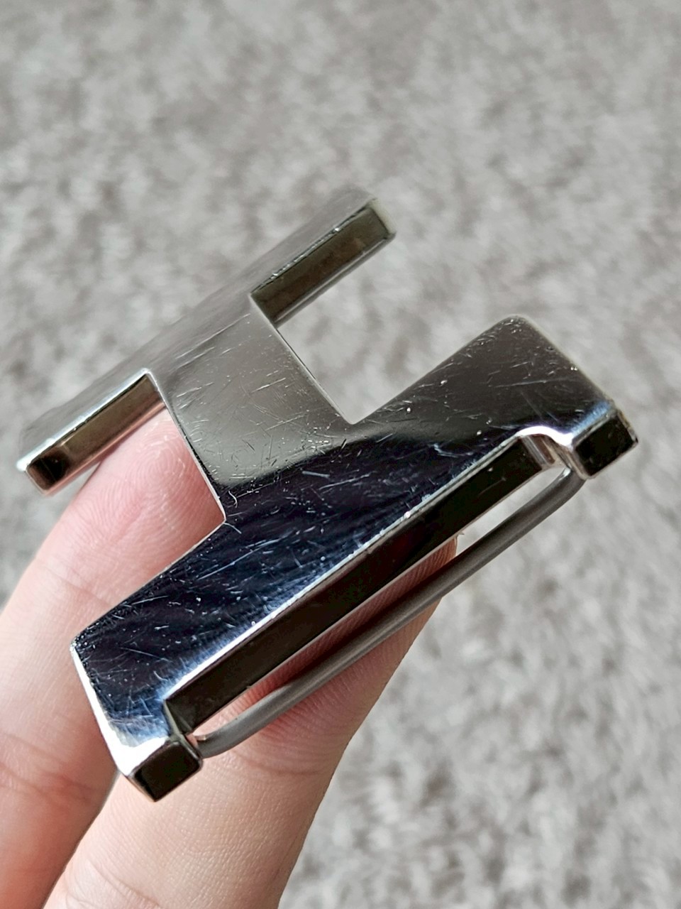 Hermes Belt หัวเงิน