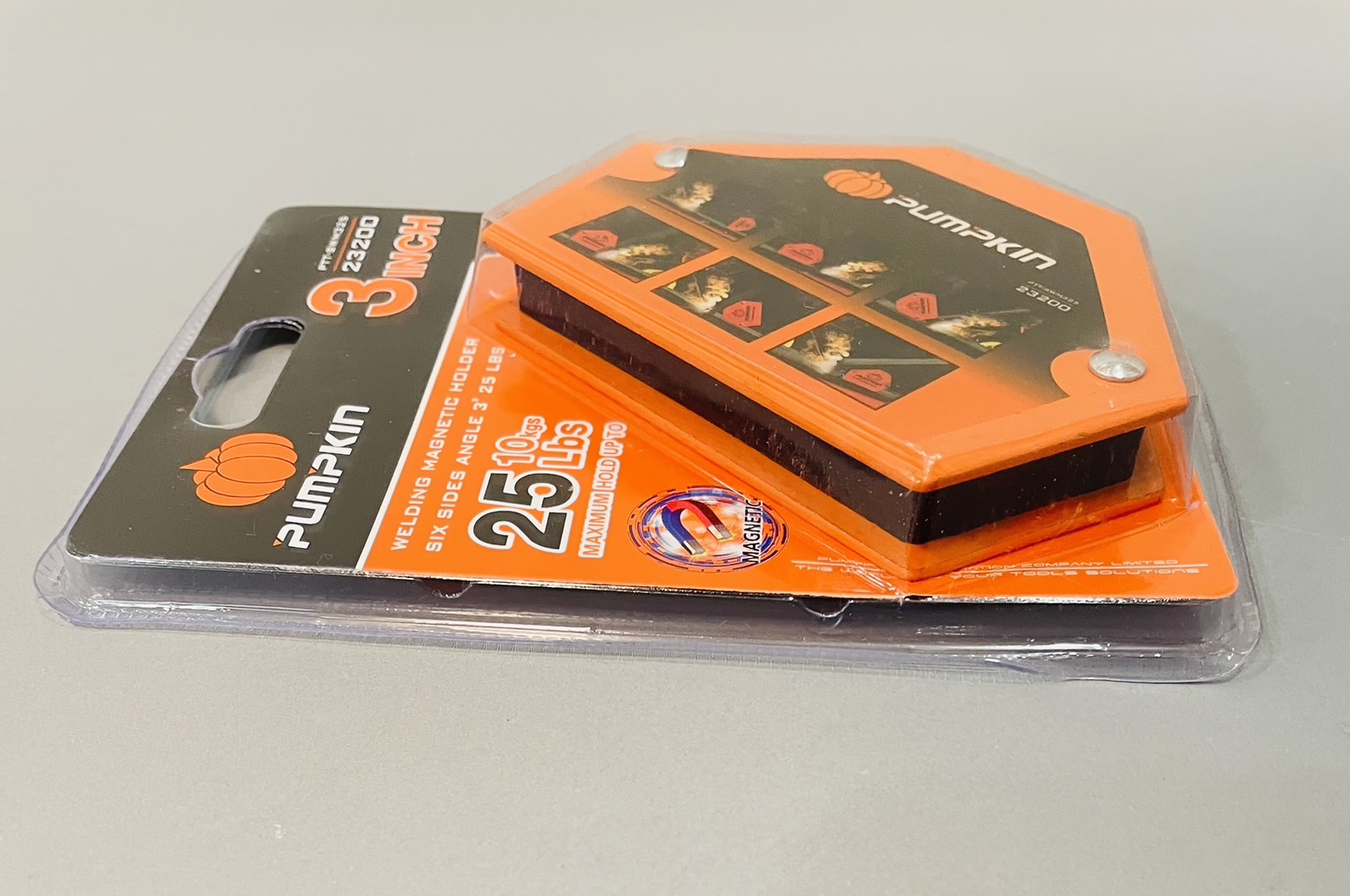 แม่เหล็กจับฉาก หกเหลี่ยม 3" Sumo / พัมคิน