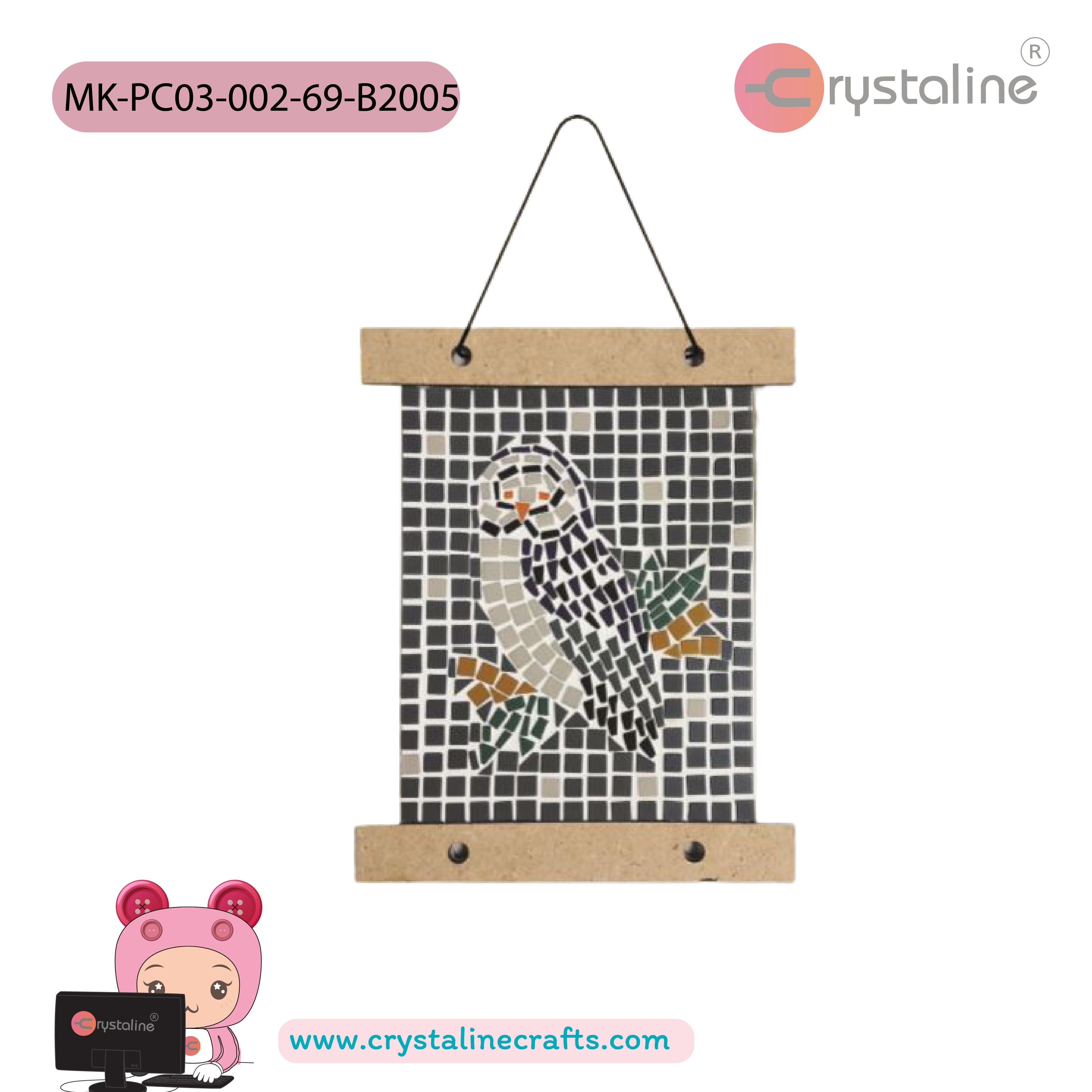 Picture kit - Owl (size 12x14 cm,1pc/pack)