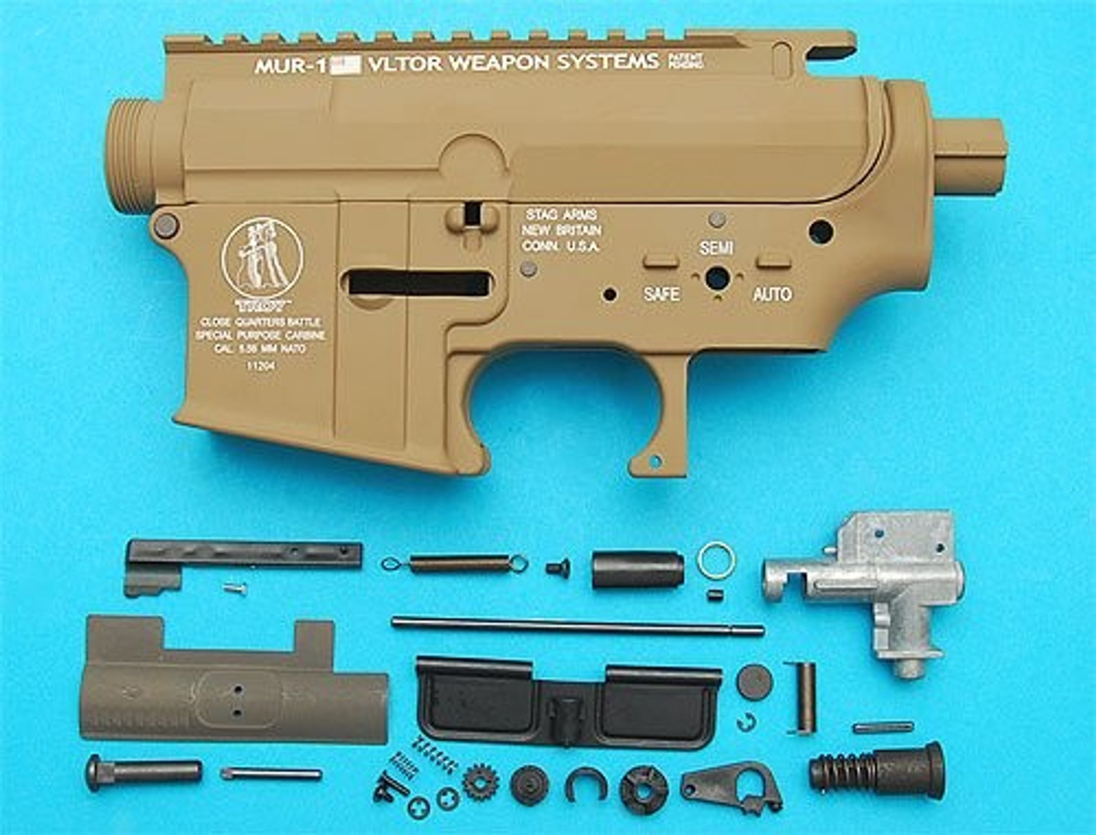 G&P Troy Type Metal Body (MUR) AEG Receiver (GP879S)