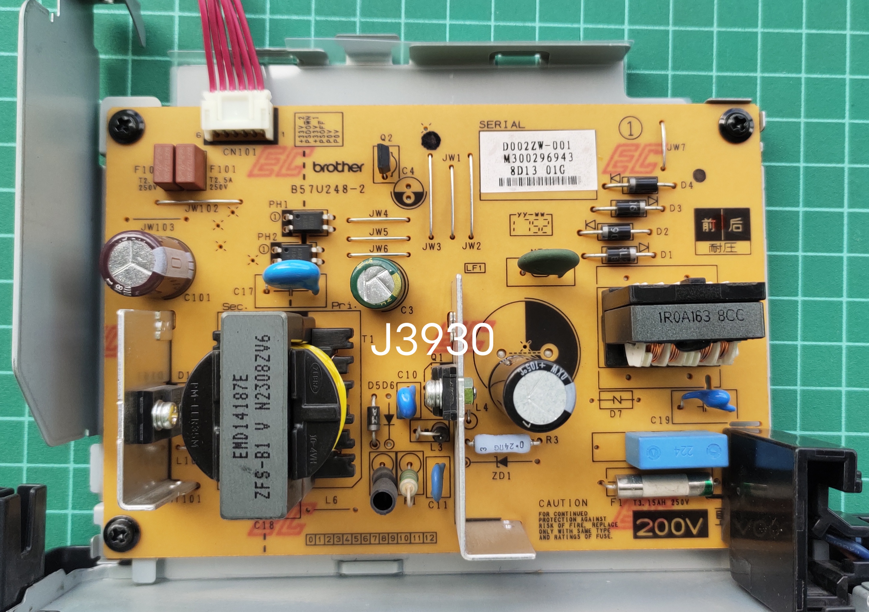 Power Supply Brother T4000 T4500 J3530 J3540 J3930 J3940 มือสอง