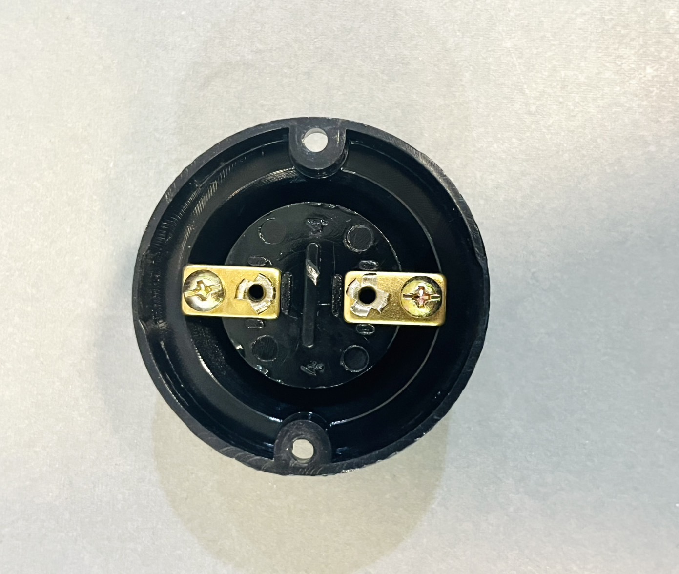 ขั้วแป้นเกลียว เล็ก แบกกาไลท์ ดำ