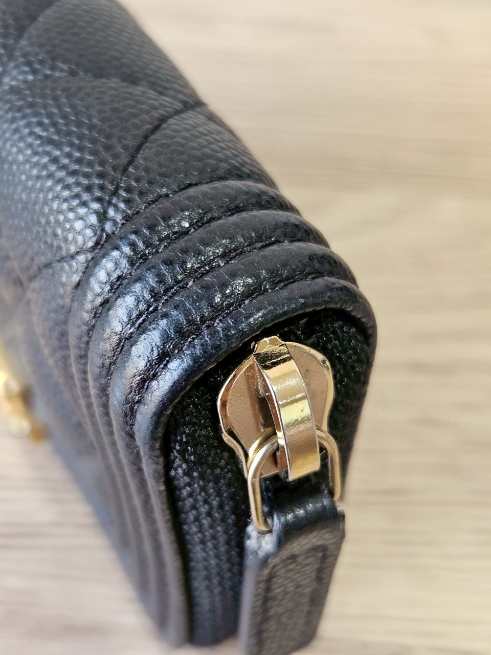 Chanel Boy Card Holder ดำทอง