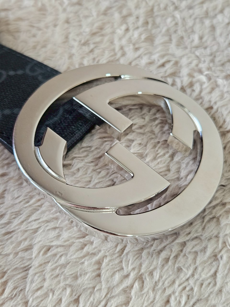 Gucci GG Supreme Belt with G Buckle