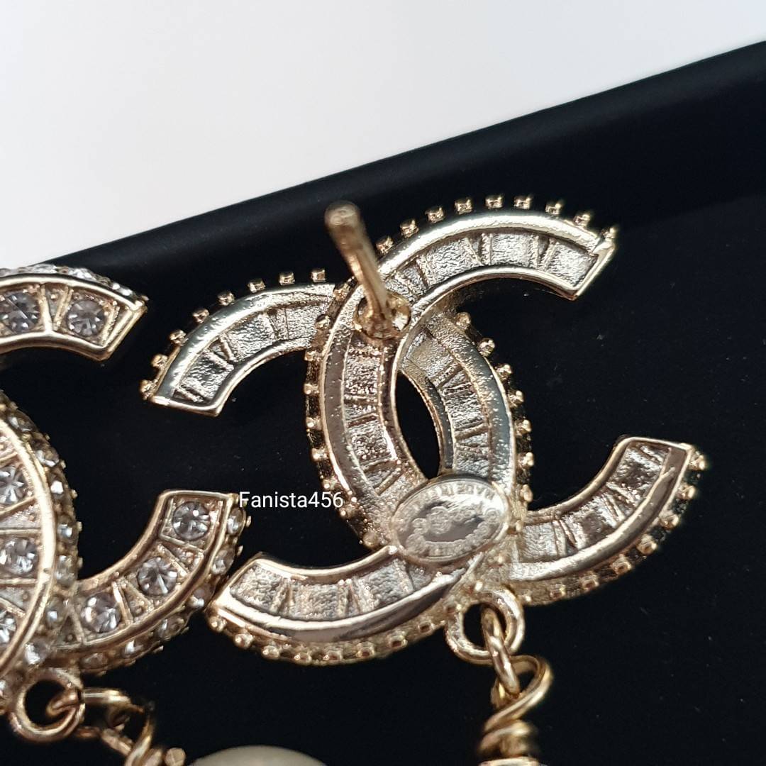 ต่างหู Chanel Earring ต่างหูชาแนลห้อยมุก