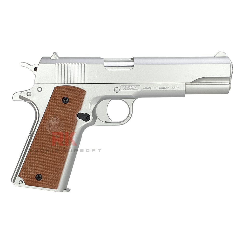 KWC M1911 A1 Spring Pistol - Silver