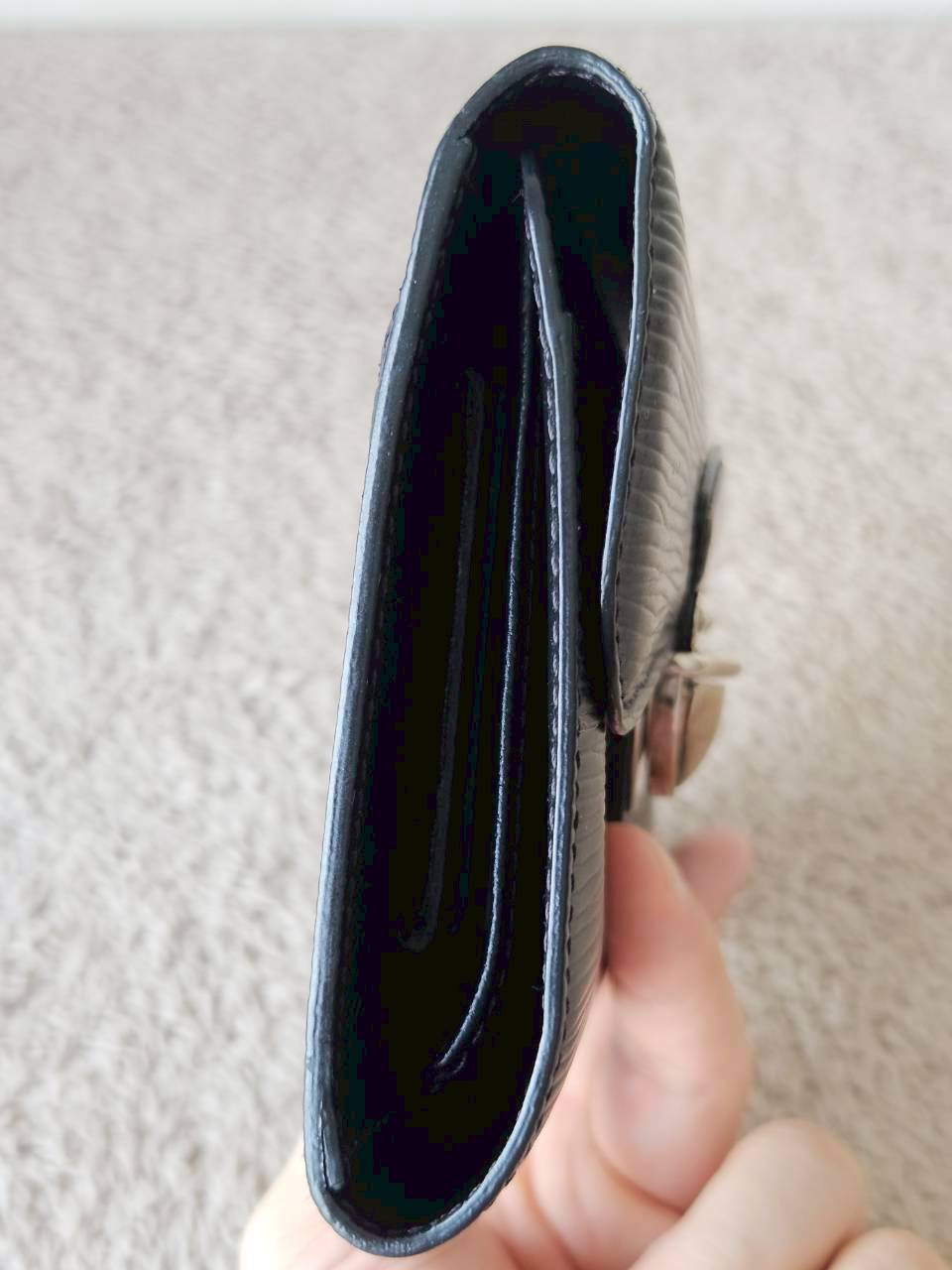 LV Eugenie Black Epi Wallet