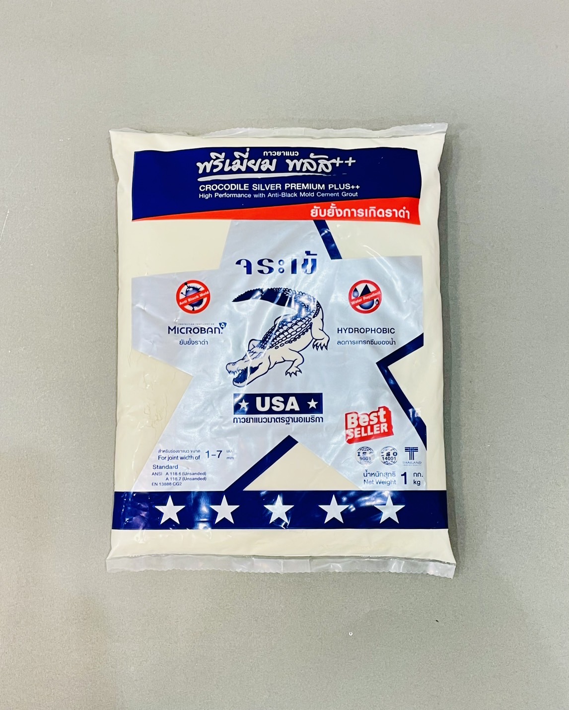 ยาแนวจระเข้พรีเมี่ยมพลัส รุ่นกันเชื้อรา