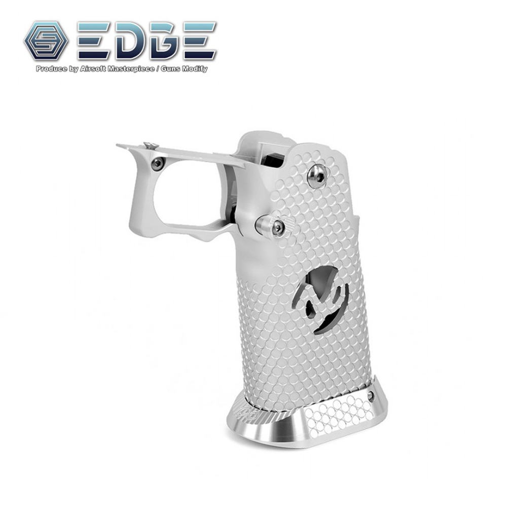 EDGE Custom "INF" Aluminum Grip for Hi-Capa - Silver