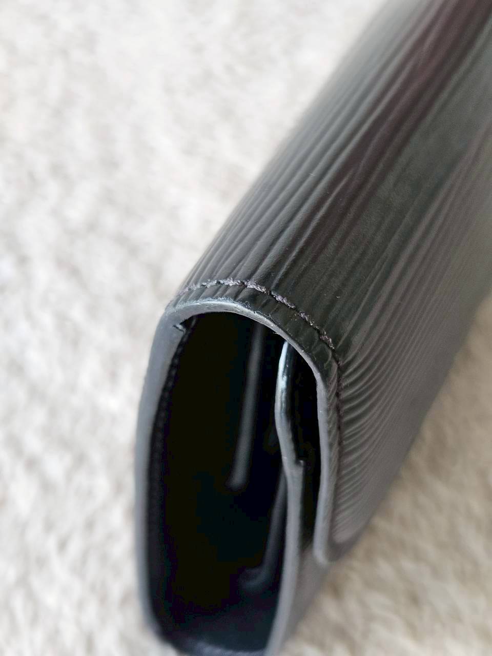 LV Eugenie Black Epi Wallet