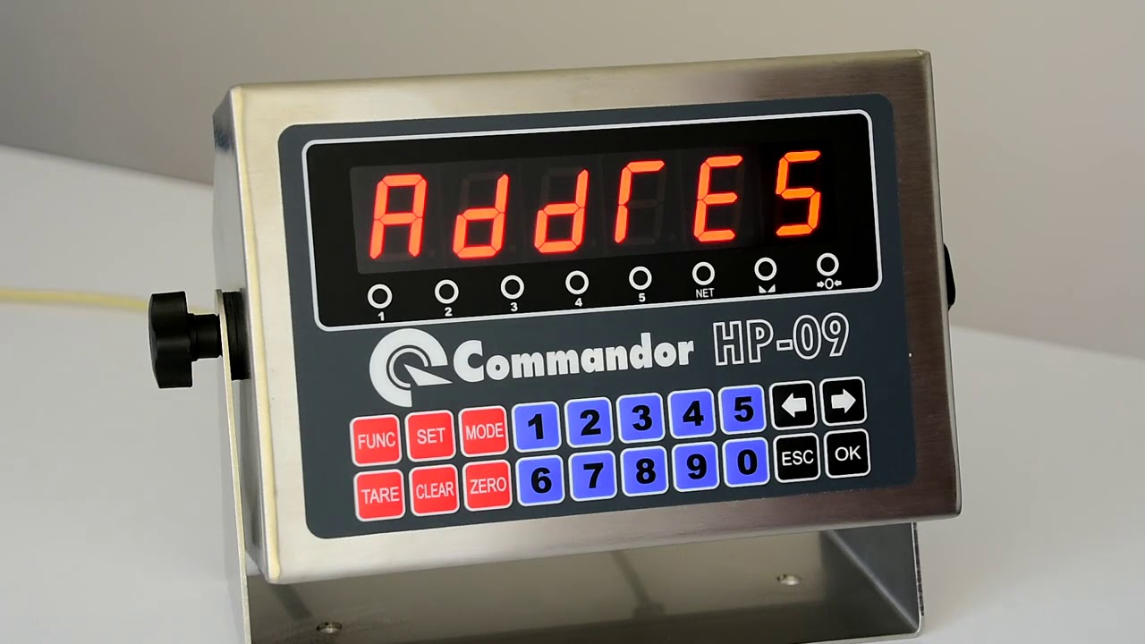 Commandor HP-05 หัวอ่านจอแสดงน้ำหนักเครื่องชั่งรถบรรทุก HP05