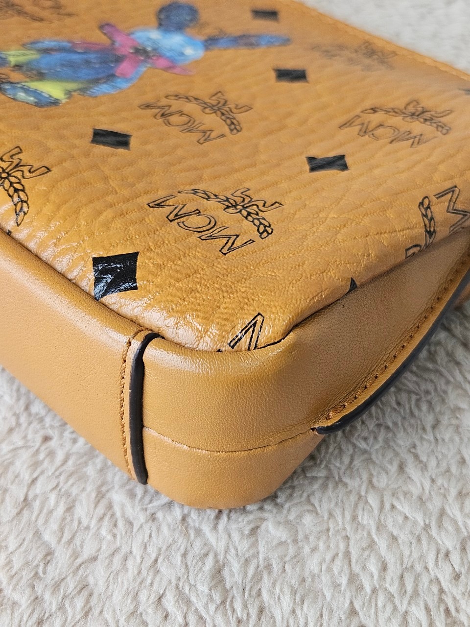 MCM Rabbit Top Zip Crossbody