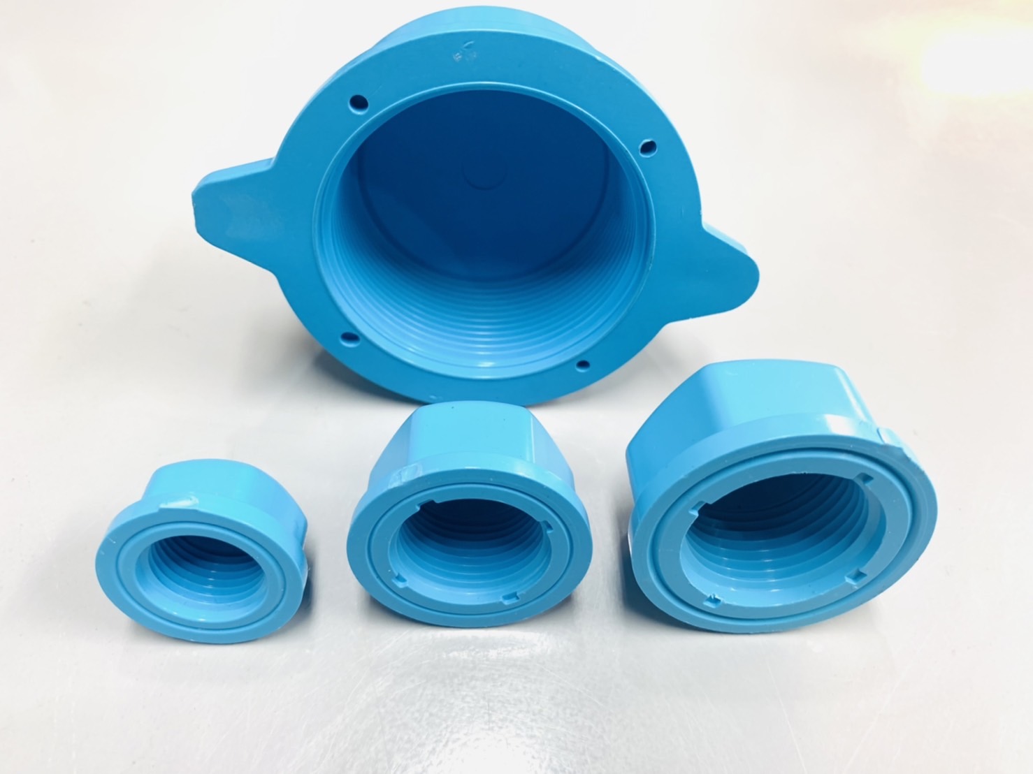 ฝาครอบ เกลียวใน PVC ตราช้าง