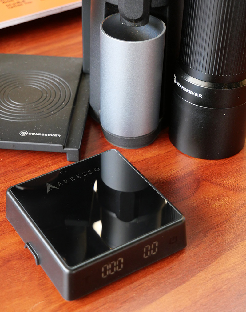 Barista Coffee Scale with Auto Timer – APRESSO CUBE