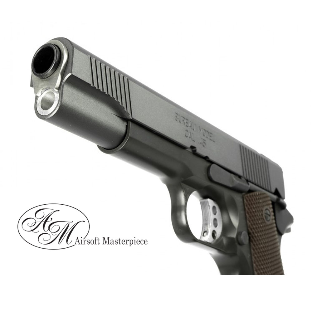 Airsoft Masterpiece Springfield Armory Standard Slide for Hi-CAPA / 1911 (Black)