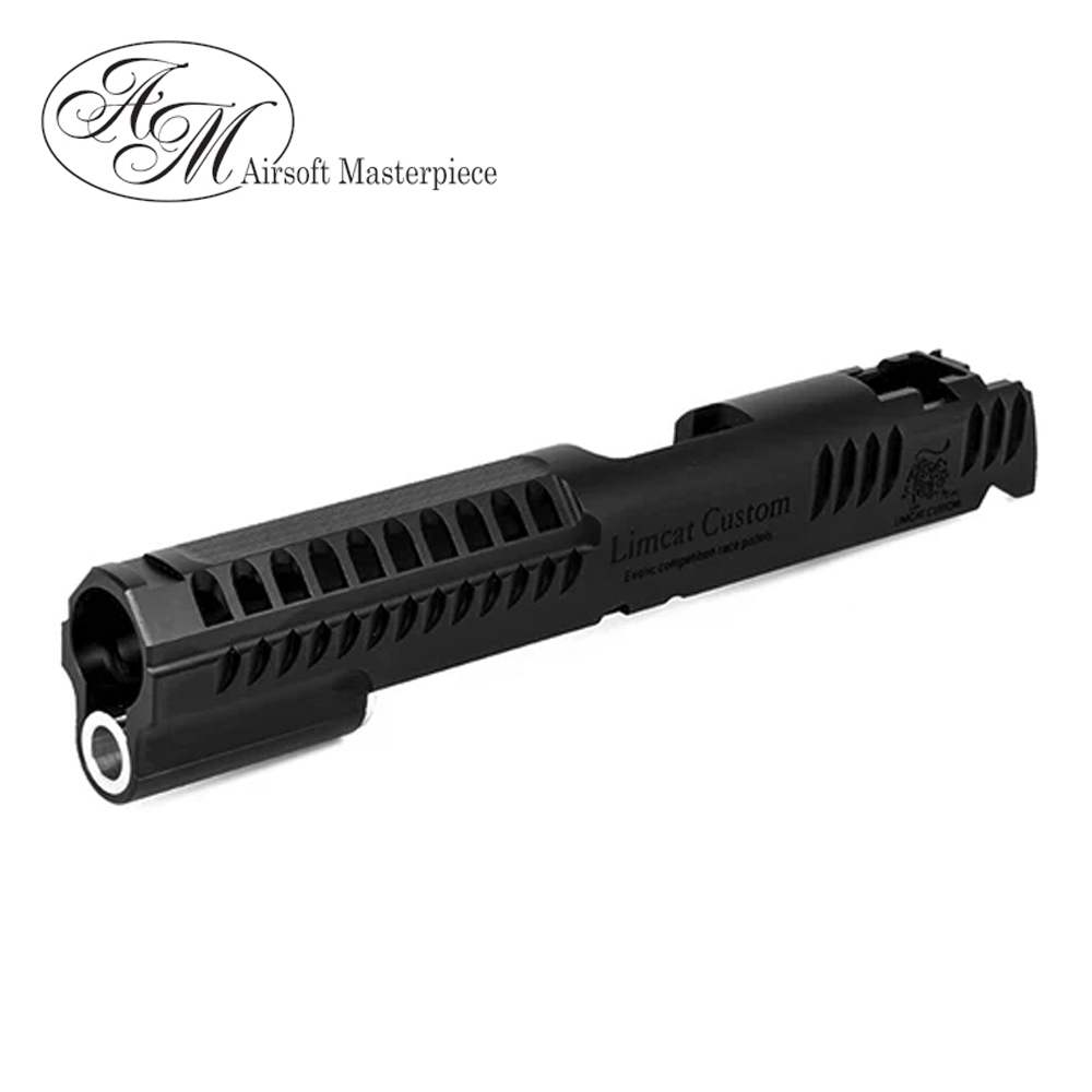 Airsoft Masterpiece LimCat Custom Standard Slide for Hi-CAPA / 1911 (Black)