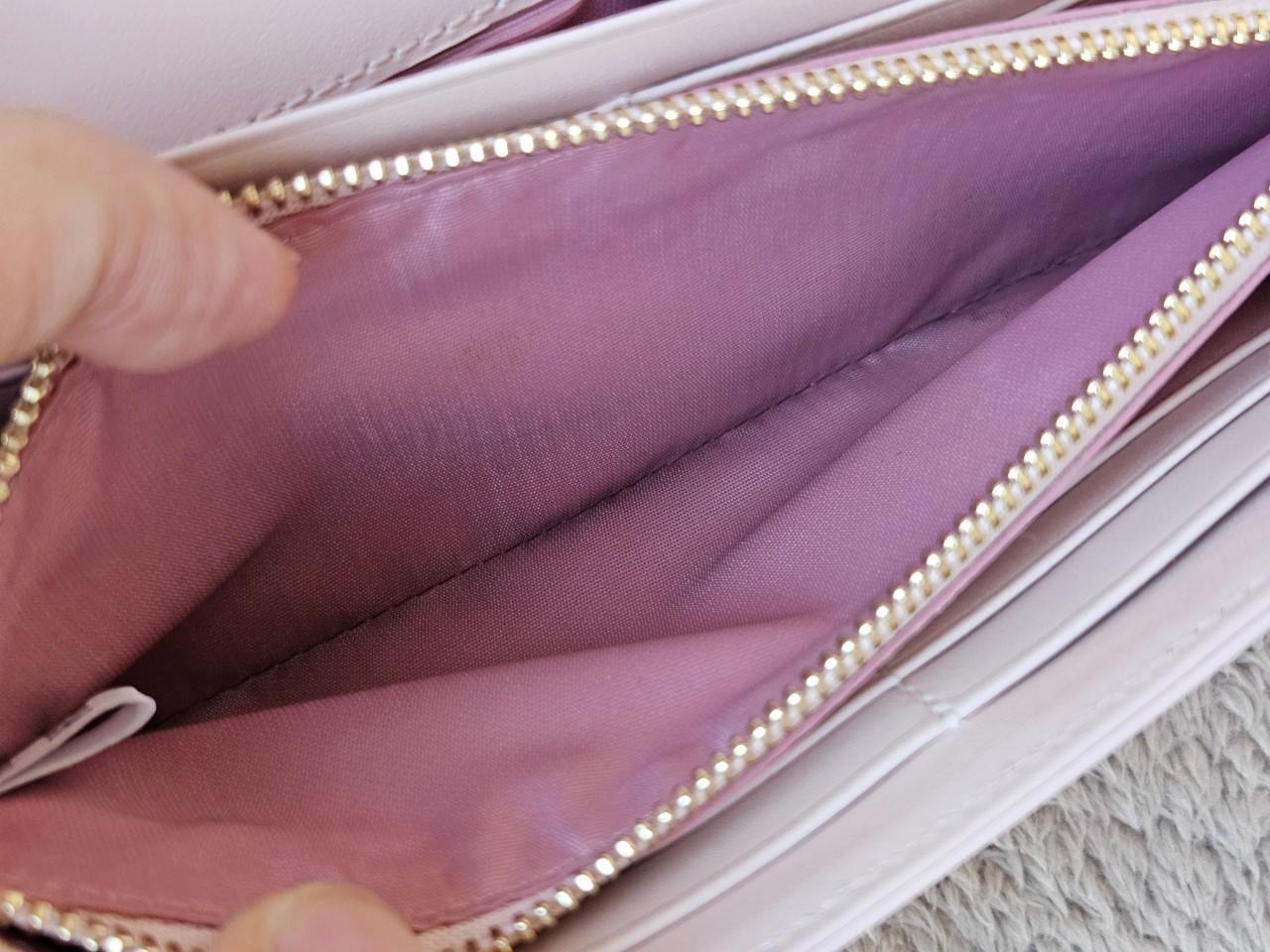 MCM Tracy Crossbody Wallet Pink