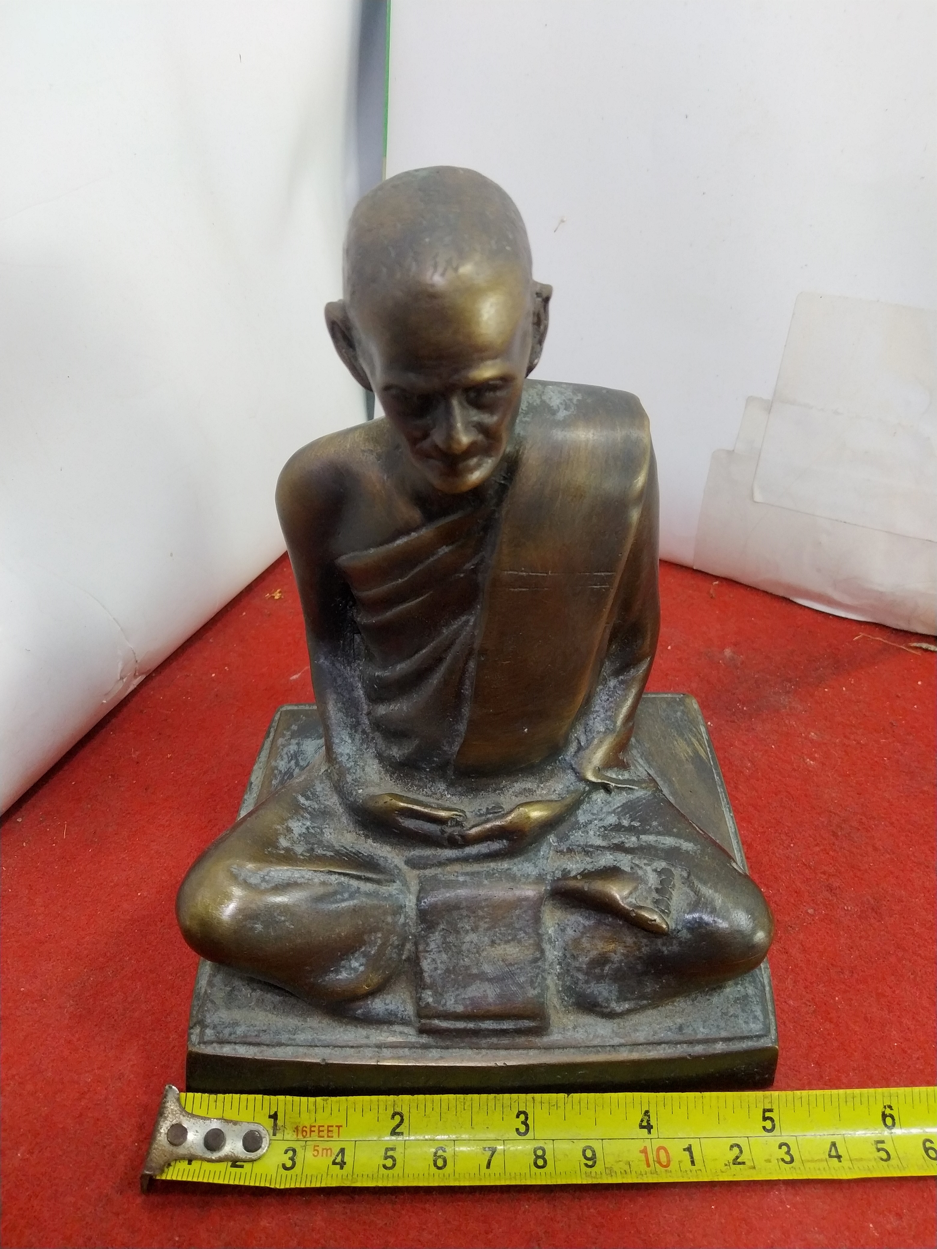 หลวงปู่ขาว อนาลโย วัดถ้ำกลองเพล จ.อุดรธานี พ.ศ ๒๕๑๘ หน้าตัก 5 นิ้ว