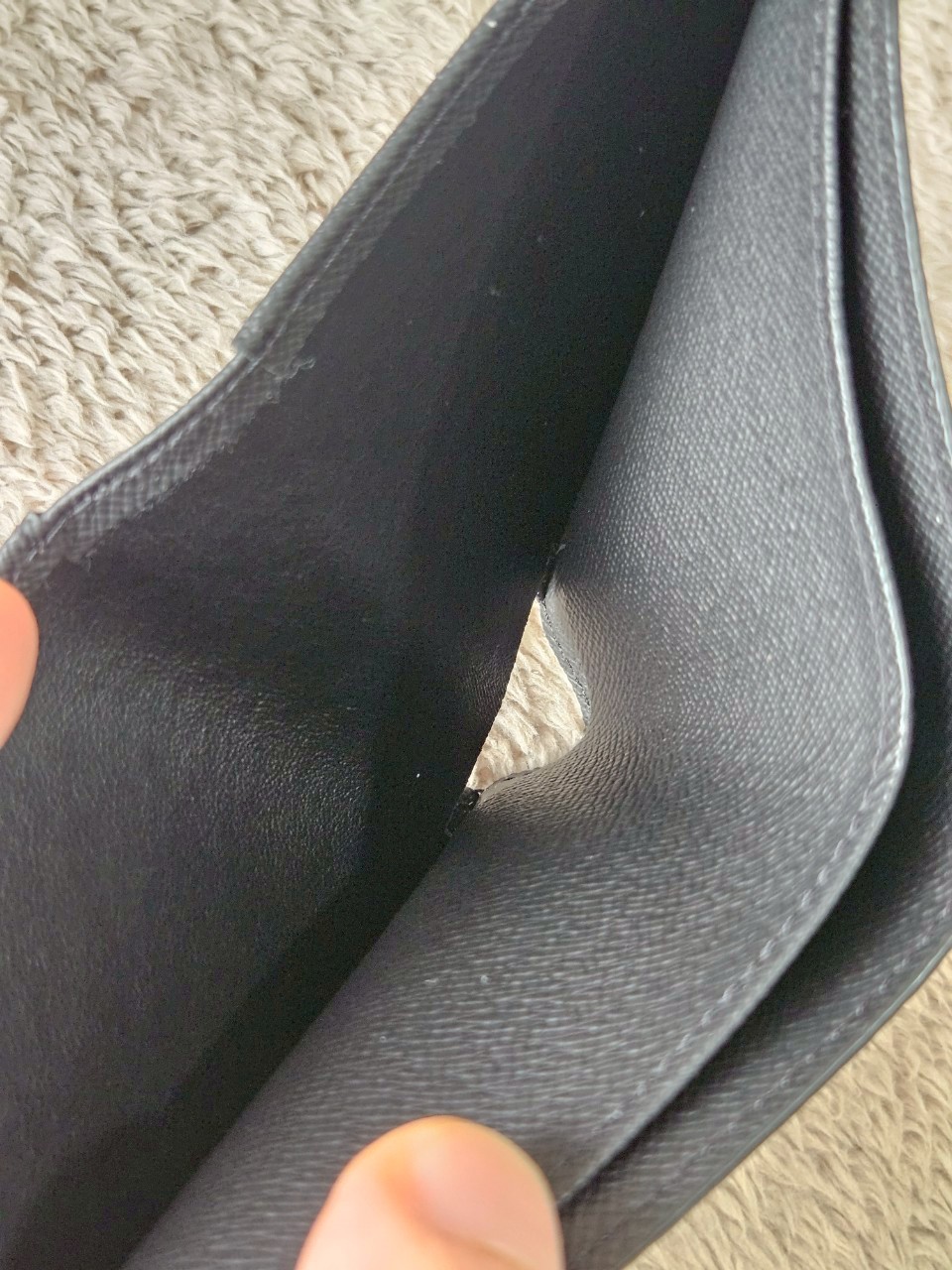 LV Multiple Damier Graphite Wallet Microchip