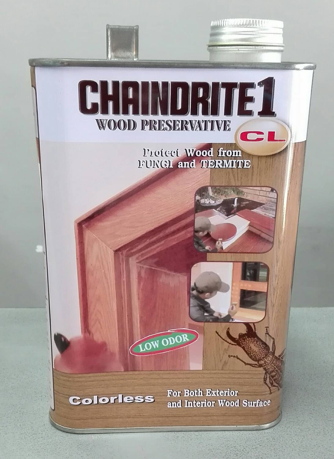 เชนไดร้ท์ ทาไม้ สีใส