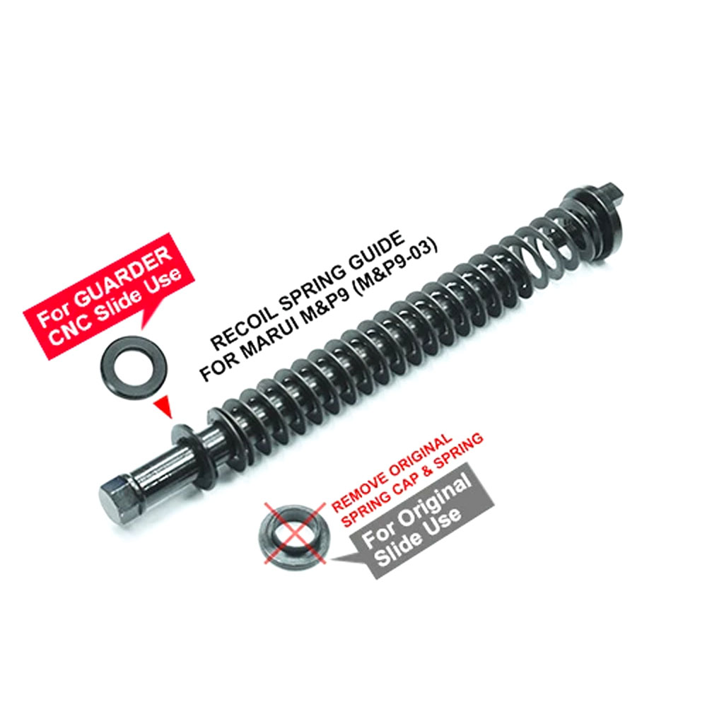 Guarder 90mm Steel Leaf Recoil Spring For Guarder G17/18C, M&P9 Recoil Guide Rod