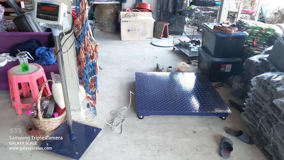 Locosc เครื่องชั่งวางพื้น 1x1M พิกัด 1000Kg รุ่น LP-7516E